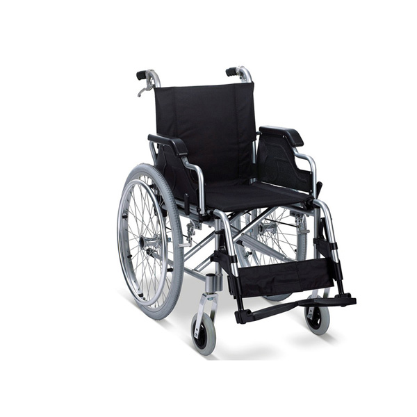 Fauteuil roulant en aluminium avec freins