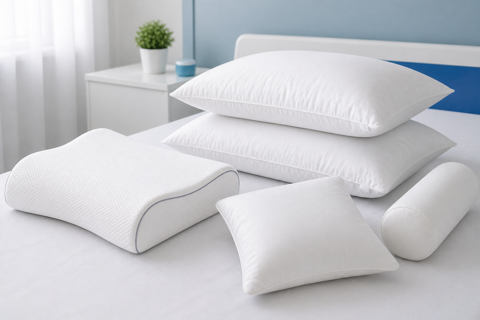 Oreillers et coussins de positionnement pour le confort au lit