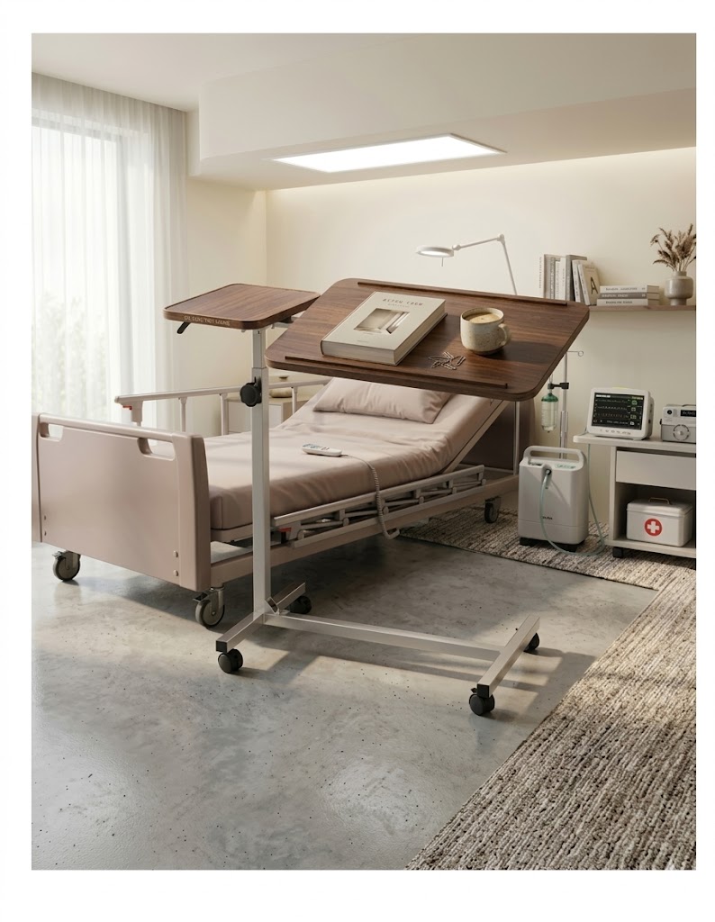 Table de lit médicalisée réglable