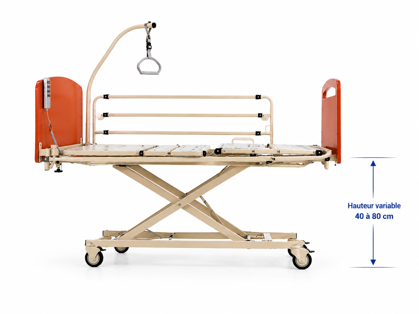 Hauteur variable du lit médicalisé
