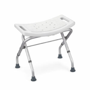 Tabouret de Douche Pliable en Aluminium