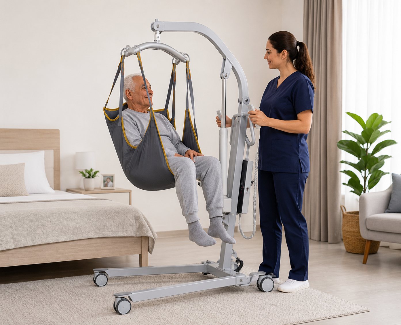Lève-personne électrique pour maintien à domicile au Maroc - Oxymedic