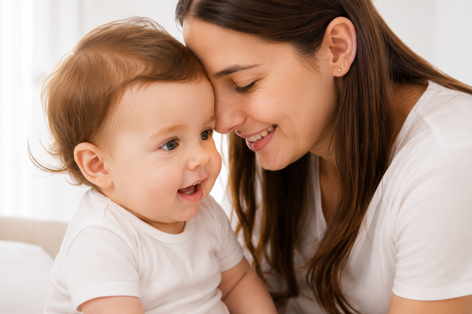 Maman avec bébé - thermomètre pédiatrique Oxymedic Maroc