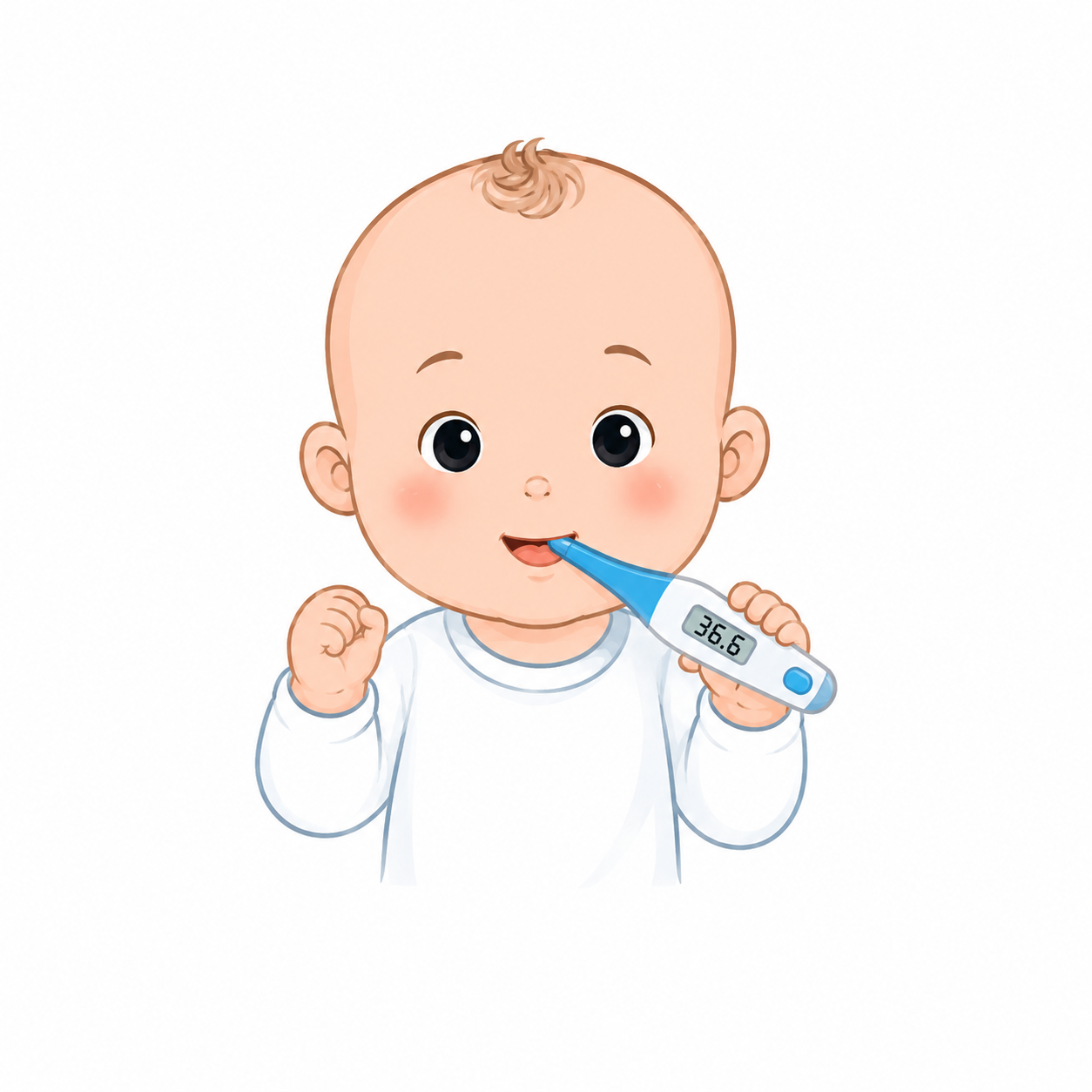 Méthode buccale thermomètre enfant