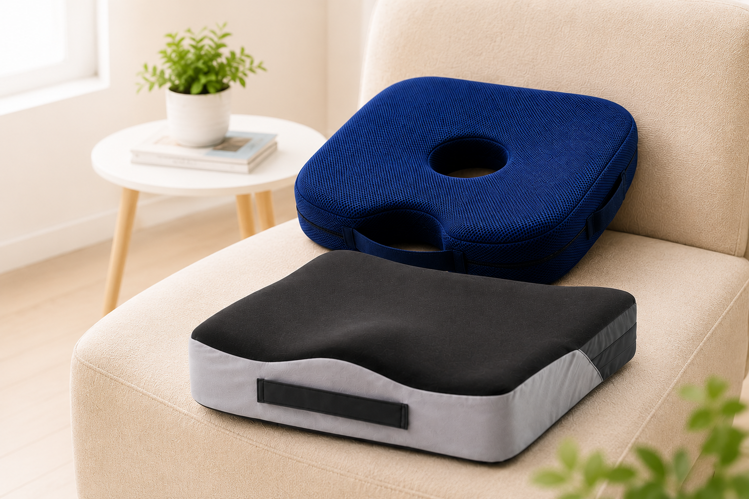 Coussins anti-escarres sur chaise à domicile au Maroc
