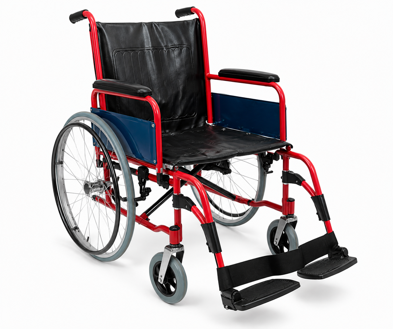 Fauteuil roulant enfant rouge en location au Maroc