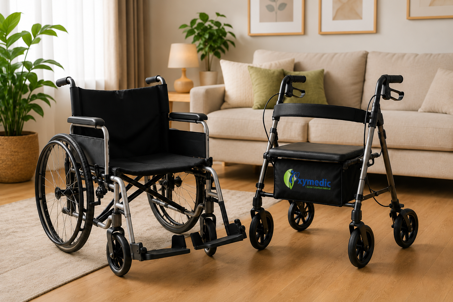 Fauteuil roulant et rollator pour la mobilité à domicile au Maroc