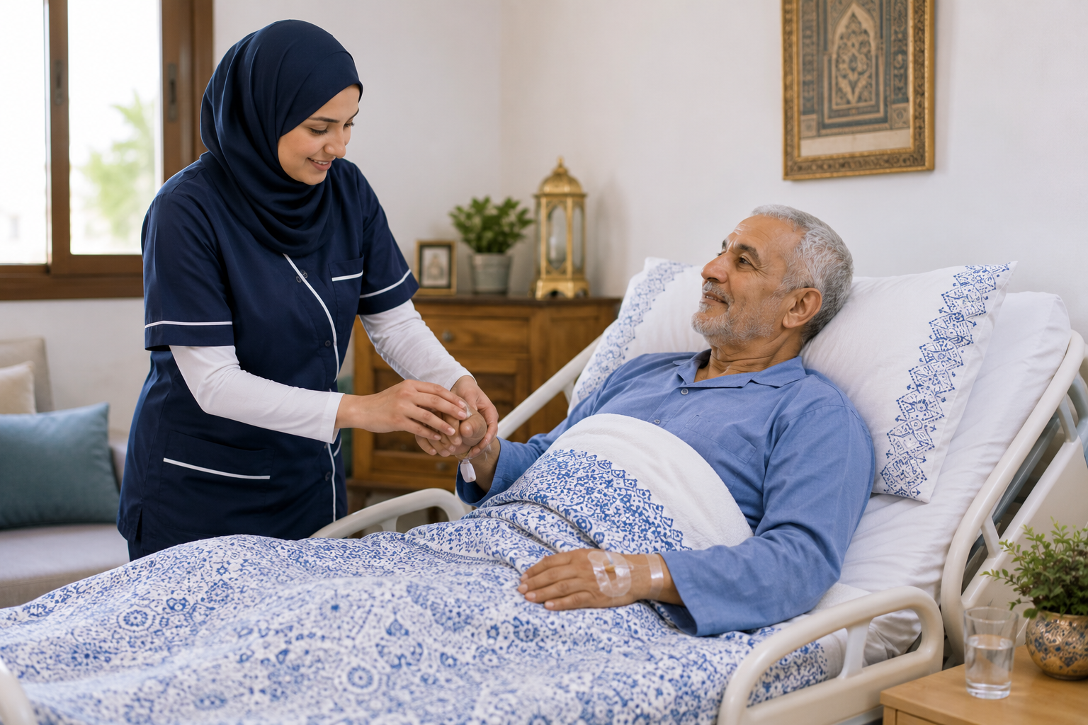 Soins post-opératoires à domicile au Maroc